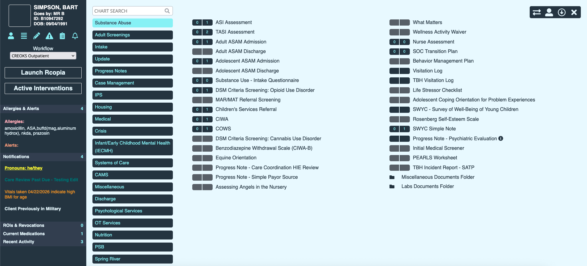 GoHealth forms catalog